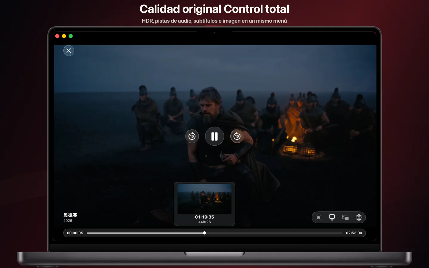 Calidad original — Control total